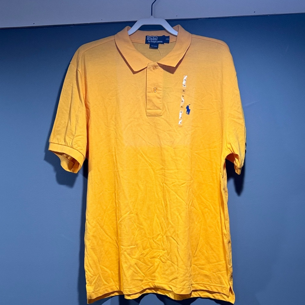 Polo by Ralph Lauren Men's Bright Yellow Polo Shirt